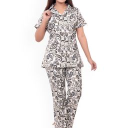 CLINT Printed Shirt & Trousers Co-Ord Set-image-109
