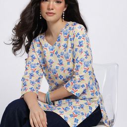 Anouk Rustic Floral Print Straight Kurti-picture-15