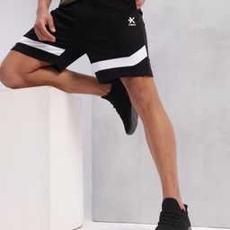 HRX by Hrithik Roshan Men Mid-Rise Colourblocked Lifestyle Shorts-picture-38
