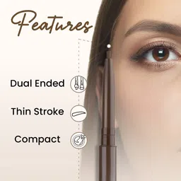 MARS Oh Brow Dual-Ended Eyebrow Pencil With Spoolie - 0.1g - Brown image 2