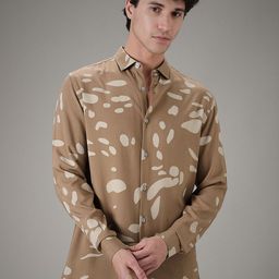 Banana Club Men Classic Slim Fit Opaque Printed Casual Shirt-image-12
