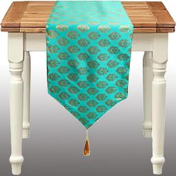 Pink Parrot Multi-Coloured Ethnic Motifs Printed Table Runner-image-70