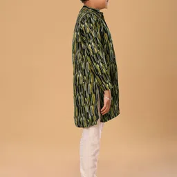 The Mini Trunk Boys Abstract Printed Kurta with Pyjama image 5