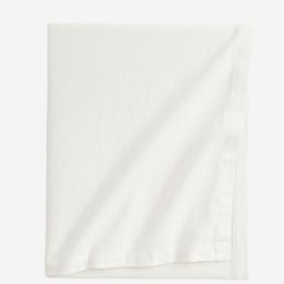 H&M White Linen-Blend Tablecloth-28