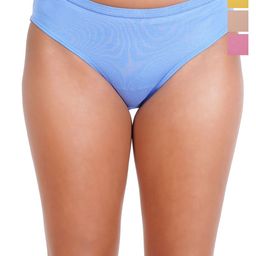 Liigne Pack Of 4 Mid-Rise Seamless Basic Briefs VCPC2096-XS-image-79
