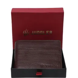 JUNGLER Men Leather Two Fold Wallet with SIM Card Holder-37