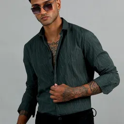HOUSE OF MAHNOTS Men Classic Opaque Casual Shirt-image-35
