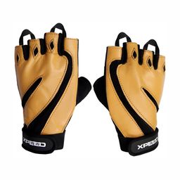 XPEED Printed Leather Fitness Gym Gloves-image-42