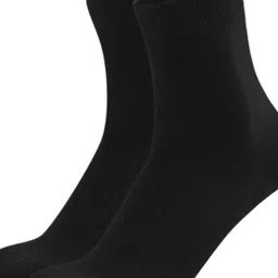 MUKHAKSH Unisex Black Socks-picture-1