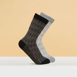BYFORD by Pantaloons Men Pack Of 2 Patterned Calf-Length Socks-30