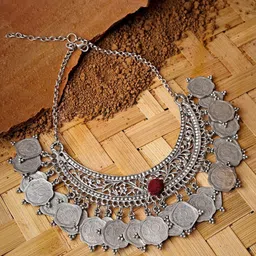 TEEJH Silver-Plated Handcrafted Necklace-image-14