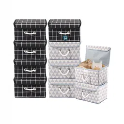 Aura Grey Set of 6 Reusable Drawer Organiser Organisers-56