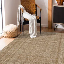 saraswatii global Laurel Plaid Rust Tufted Woollen Carpet-picture-11