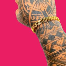 Dynamic Retail Global Men Gold-Plated Link Bracelet-37
