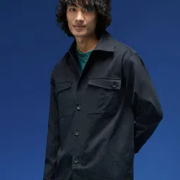 VEIRDO Men Open Front Jacket image 5
