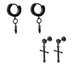 shobhram Unisex Black Earrings-image-93