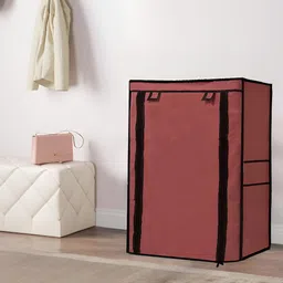 Urban Choice Brown & Black 5 Layer Water Resistant Shoe Rack Cover-picture-42