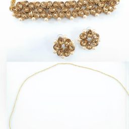 Anouk Women Gold Jewellery Set-image-130