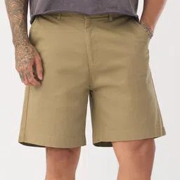 The Souled Store Men Regular Fit Mid-Rise Knee Length Bermuda Shorts-picture-11