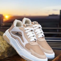 Zixer Men Colourblocked High-Top Sneakers-image-14