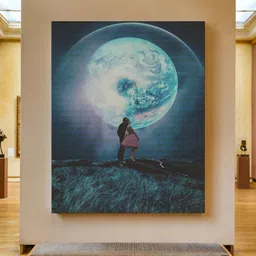 asian monk TWO MILLION YEARS , SURREAL ART PRINTS-picture-1
