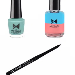 Moraze Combo Pack of Kajal 5ml & 1 Nail Polish 30ml-image-37