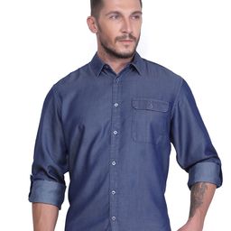 USMC Relaxed Opaque Cotton Casual Shirt-picture-27