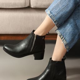 Carlton London Women Block-Heeled Chelsea Boots-image-77