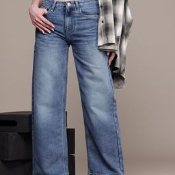 The Roadster Life Co. Women 90s Baggy Fit Low-Rise Heavy Fade Stretchable Jeans-picture-50