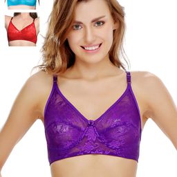 Clovia Pack Of 3 Bra-image-21