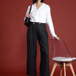 All About You Formals Women Flared Trousers-image-35