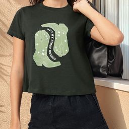 DressBerry Rodeo Ready Wild West Vibes Boxy Crop Tee-image-70