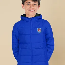 Allen Solly Junior Boys Padded Jacket with Patchwork-picture-22