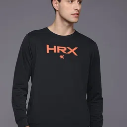 HRX by Hrithik Roshan Brand Logo Training Sweatshirt-image-8