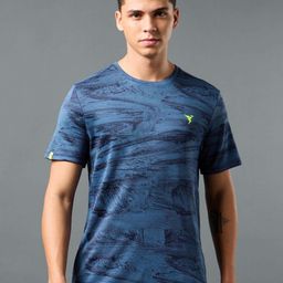 Technosport Men Varsity Anti Static Slim Fit T-shirt-image-56