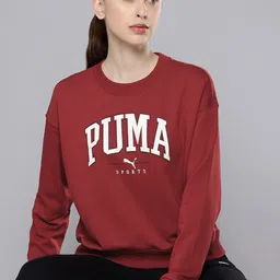 Puma SQUAD Brand Logo Printed Relaxed Fit Sweatshirt-picture-55