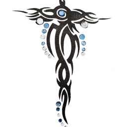 Comet Busters Body Jewel Handcrafted Temporary Tattoo-26