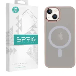Sprig Translucent Magnetic Back Cover for APPLE iPhone 14 Plus (Pink)-image-64