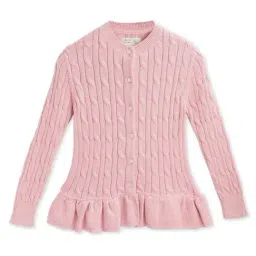Cherry Crumble By Nitt Hyman Kids Pink Solid Sweater-image-27