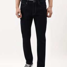 Lee Bruce Navy Skinny Fit Lightly Washed Jeans-picture-23
