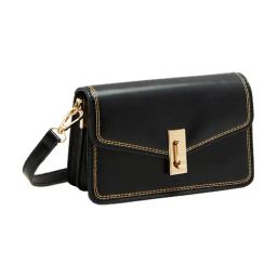 Styli Stiched Gold Detailed Crossbody Bag-15