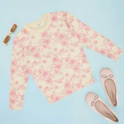 Pantaloons Junior Girls Snow White Printed Full Sleeves Sweaters & Cardigans-image-96
