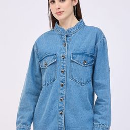 BAESD Women Denim Jacket-image-43