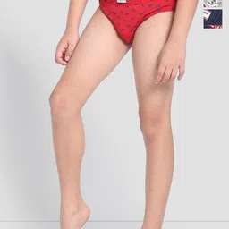 U.S. Polo Assn. Boys Pack Of 3 Mid Rise Cotton Spandex Briefs OKB01-NRB-P3-image-82