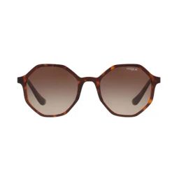 Vogue Eyewear 0VO5222S Brown Beveled Sunglasses - 52 mm-47