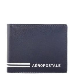 Aeropostale Sacramento Navy Casual Leather Bi-Fold Wallet for Men-13