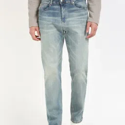 TOMMY HILFIGER Blue Cotton Regular fit Logo Jeans-image-31