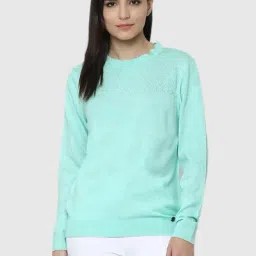 Allen Solly Green Regular Fit Sweater-image-49