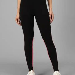 Kotty Black & Pink Mid Rise Tights-image-16