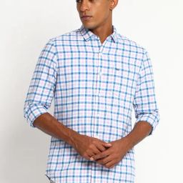 Lee Multicolor Slim Fit Check Shirt-image-74